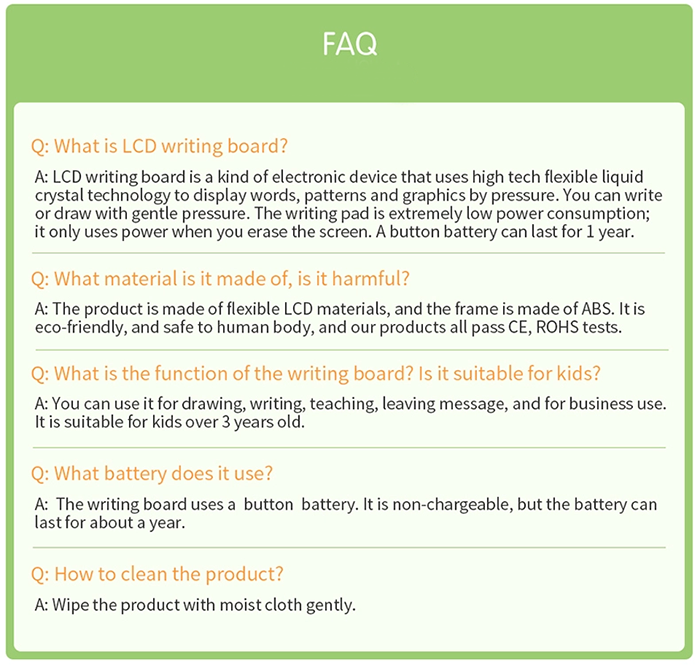 رنگین LCD لکھنا بورڈ Colorful LCD Writing Board