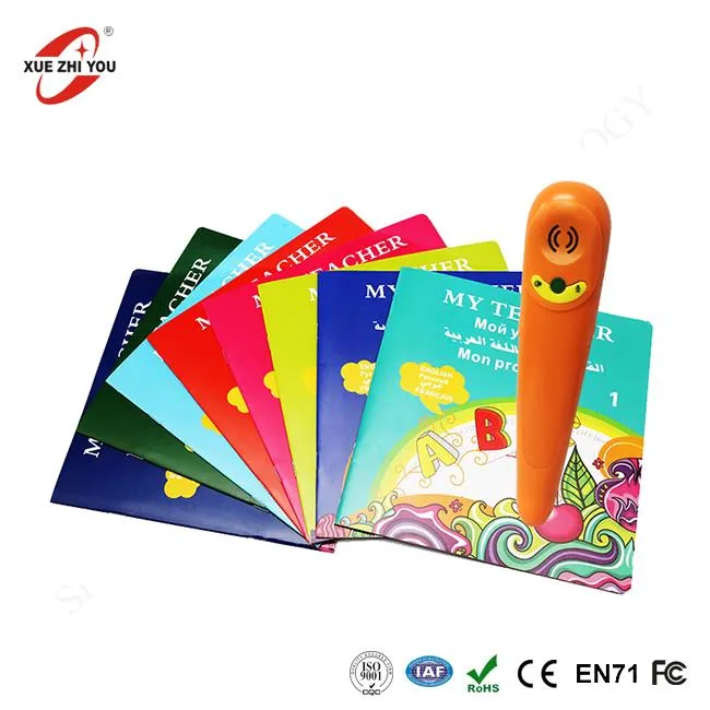 بچے کھلونا قلم پڑھنا آڈیو کتب پڑھتے ہیں