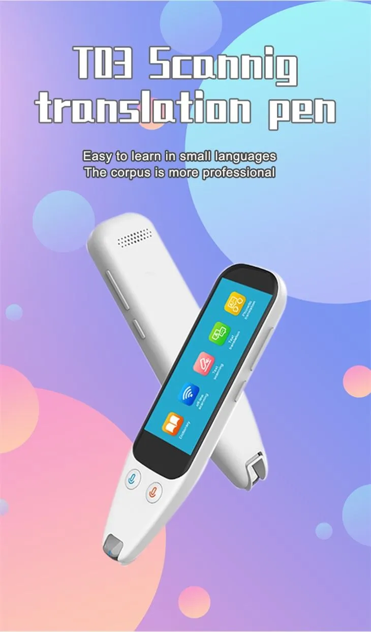 ڈیوائس OCR ڈیجیٹل ریڈنگ قلم کو کثیر لسانی ترجمہ کی حمایت کرتا ہے۔